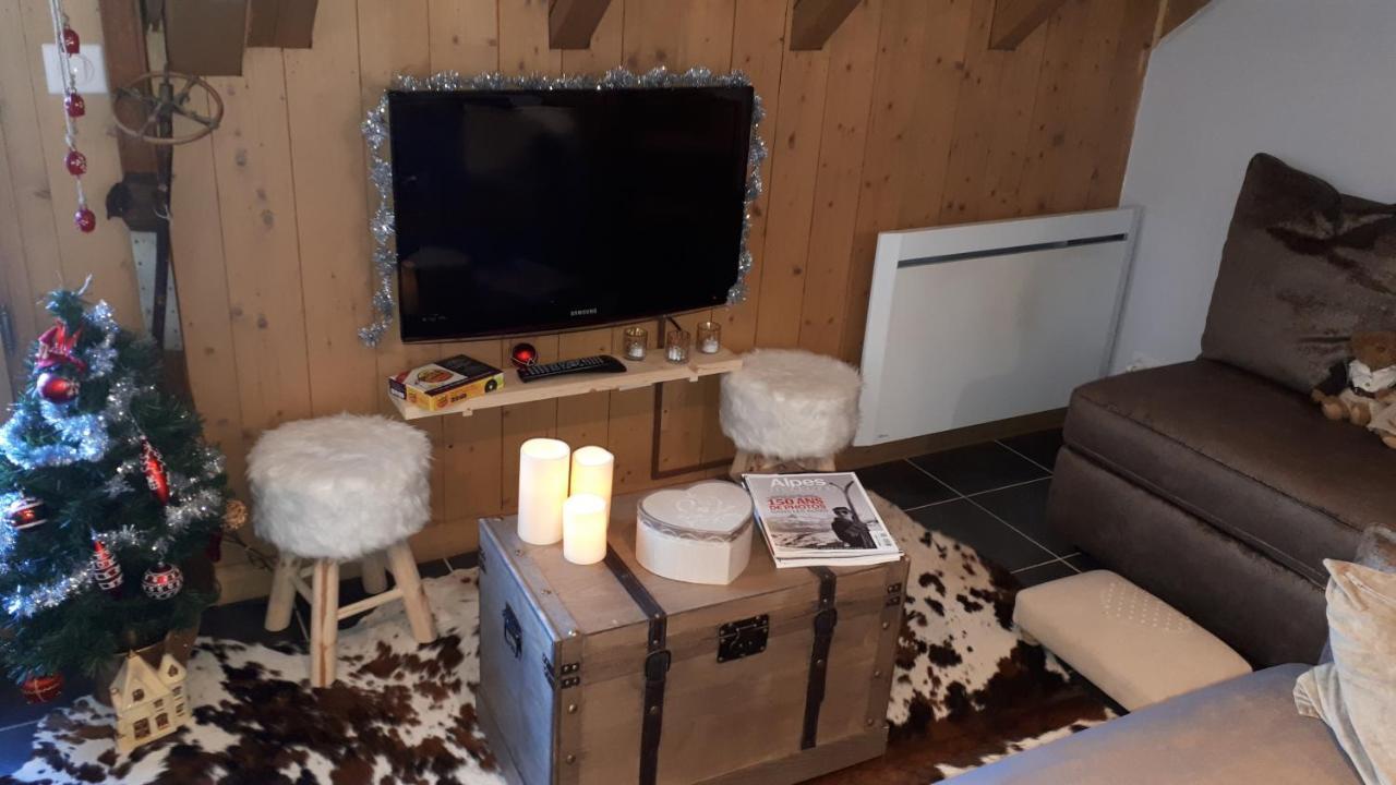 Duplex 6-8 pers, avec garage, WIFI, calme, proche des pistes, top équipé et linges fournis, vue magnifique Saint-Gervais-les-Bains Exterior foto