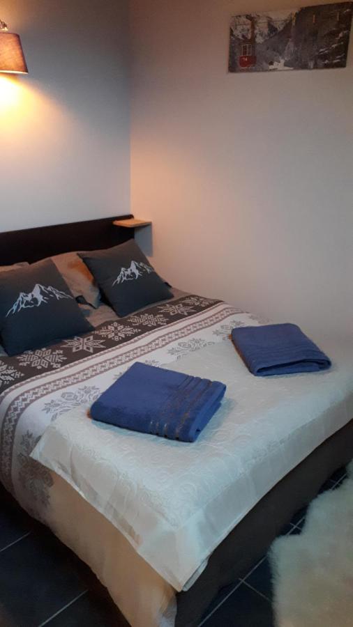 Duplex 6-8 pers, avec garage, WIFI, calme, proche des pistes, top équipé et linges fournis, vue magnifique Saint-Gervais-les-Bains Exterior foto