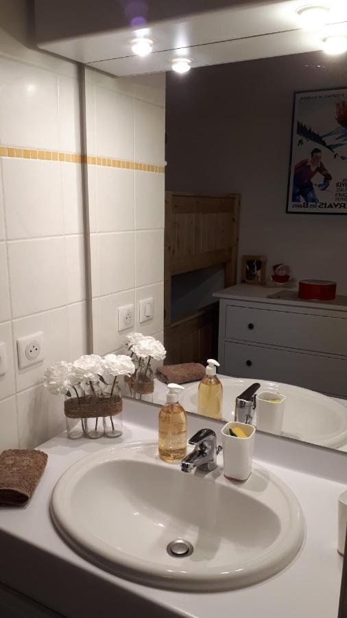 Duplex 6-8 pers, avec garage, WIFI, calme, proche des pistes, top équipé et linges fournis, vue magnifique Saint-Gervais-les-Bains Exterior foto