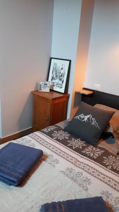 Duplex 6-8 pers, avec garage, WIFI, calme, proche des pistes, top équipé et linges fournis, vue magnifique Saint-Gervais-les-Bains Exterior foto